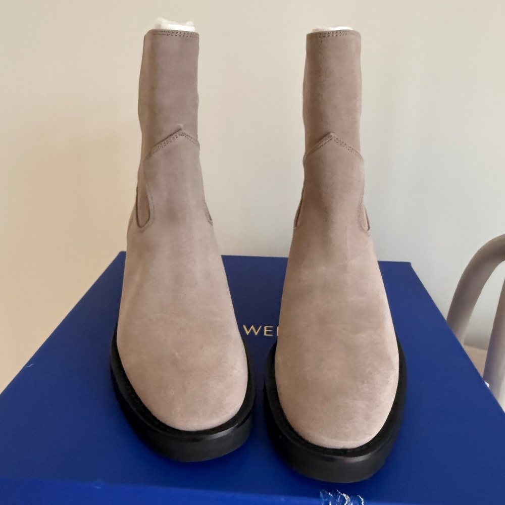 Stuart Weitzman Suede Mid-calf boots - new in box